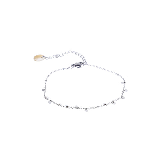 Armbandje Small Coins zilver