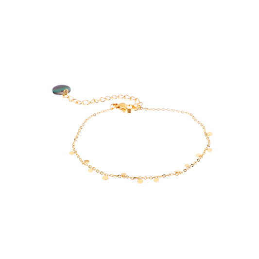 Armbandje Small Coins goud