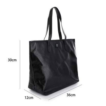 Zwarte metallic tas
