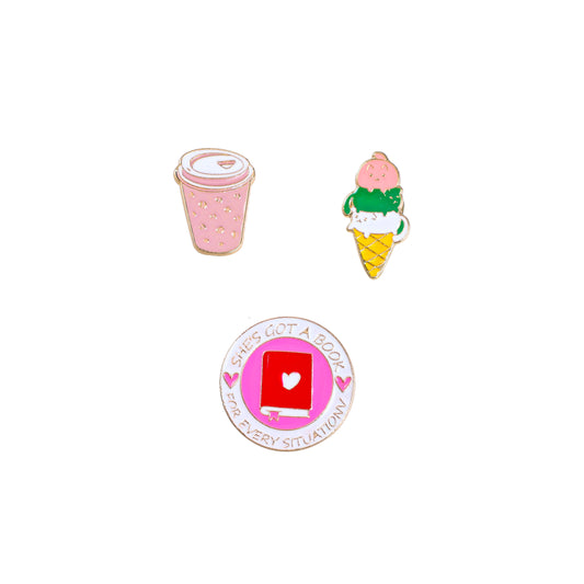 Books Pins