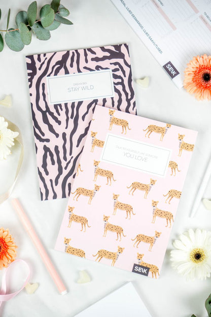Notitieboekjes zebra & cheeta