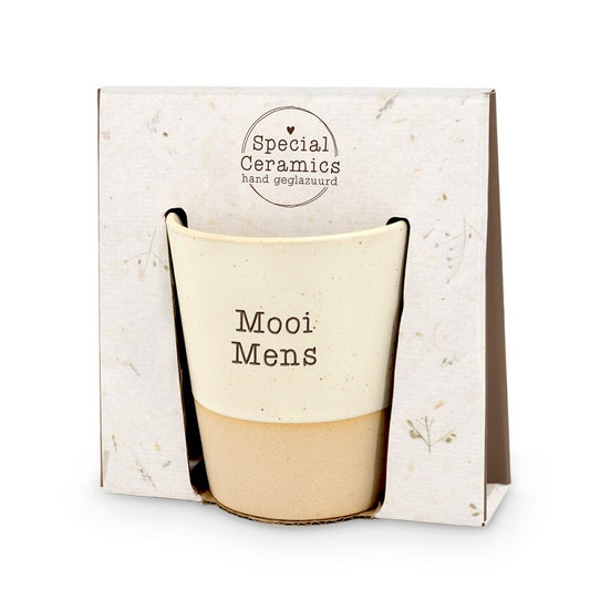 Mok keramiek Mooi mens