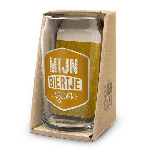 Bierglas Mijn biertje