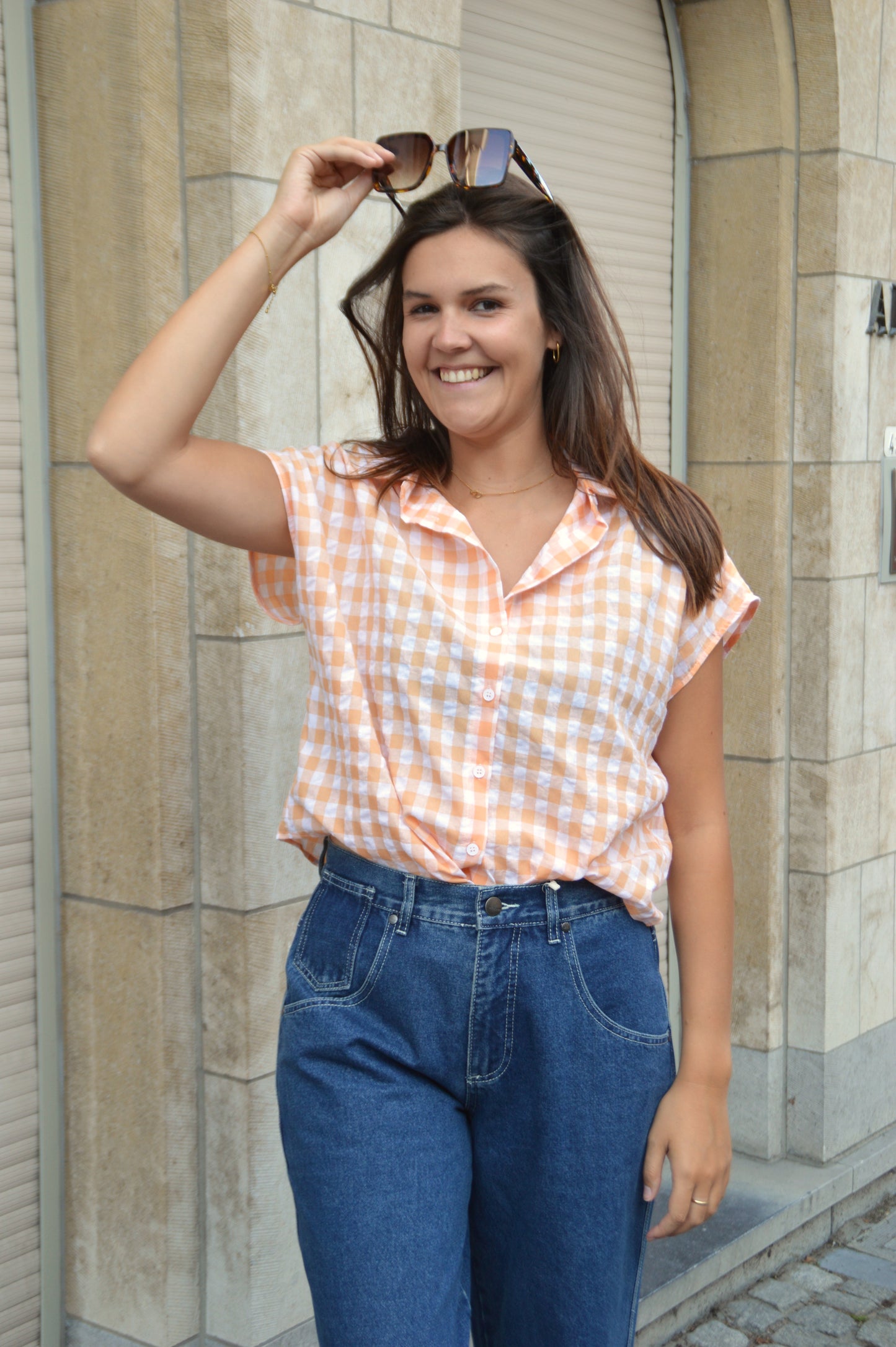 Oranje blouse