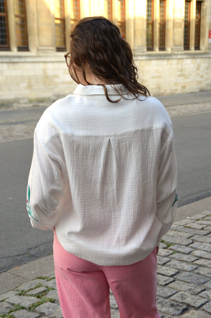Blouse bloemen