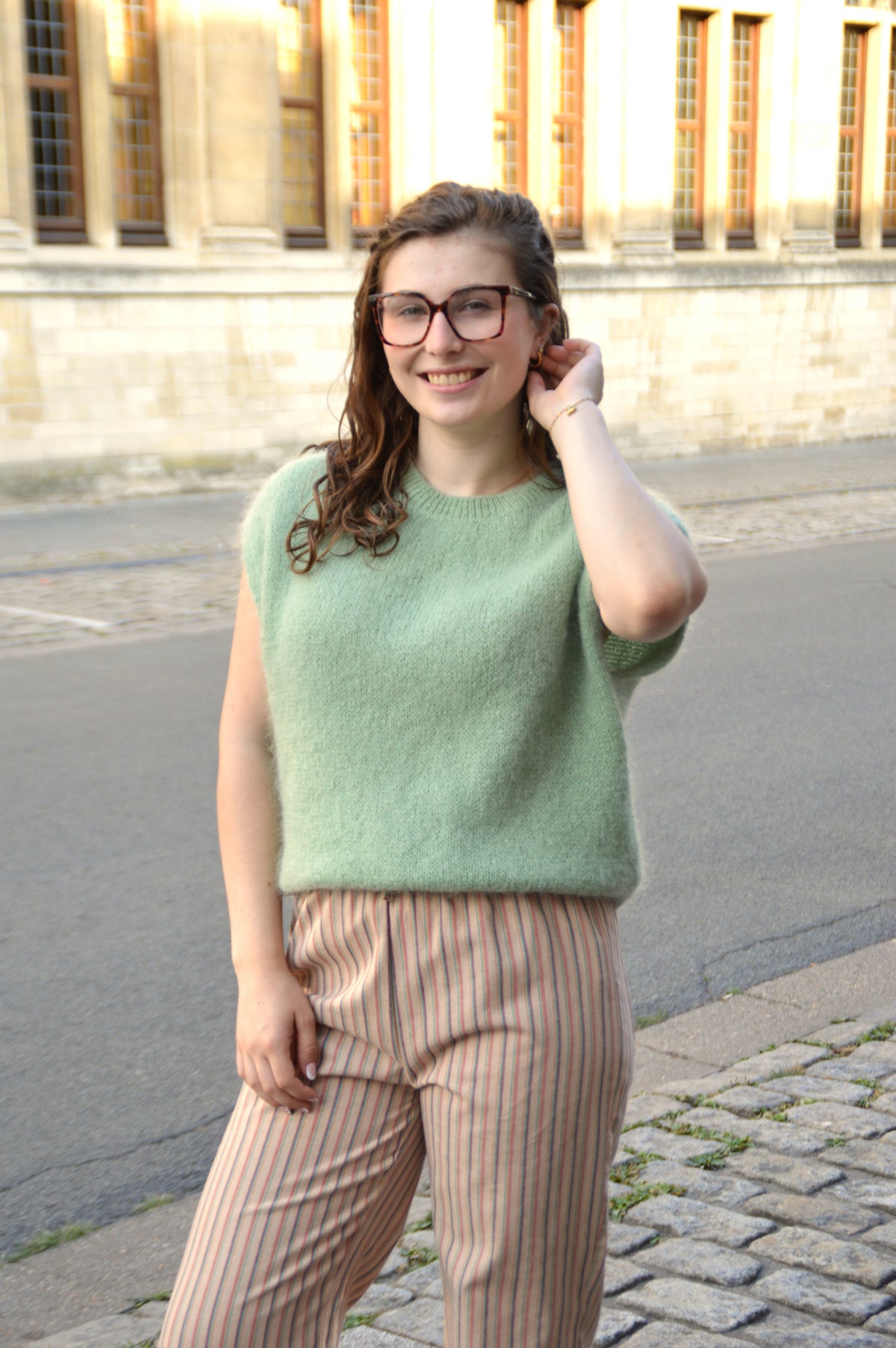 Groene debardeur