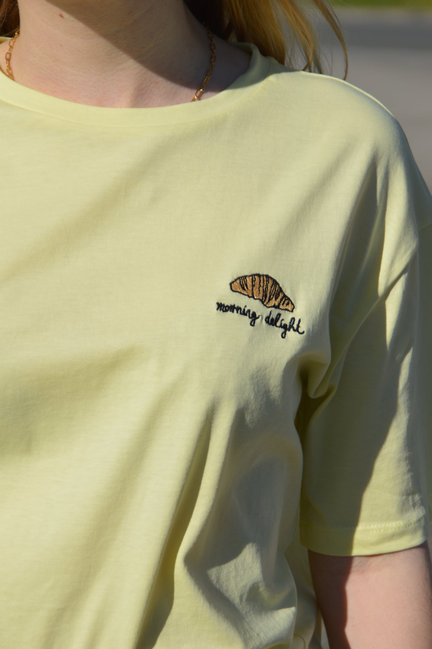 Gele T-shirt Croissant