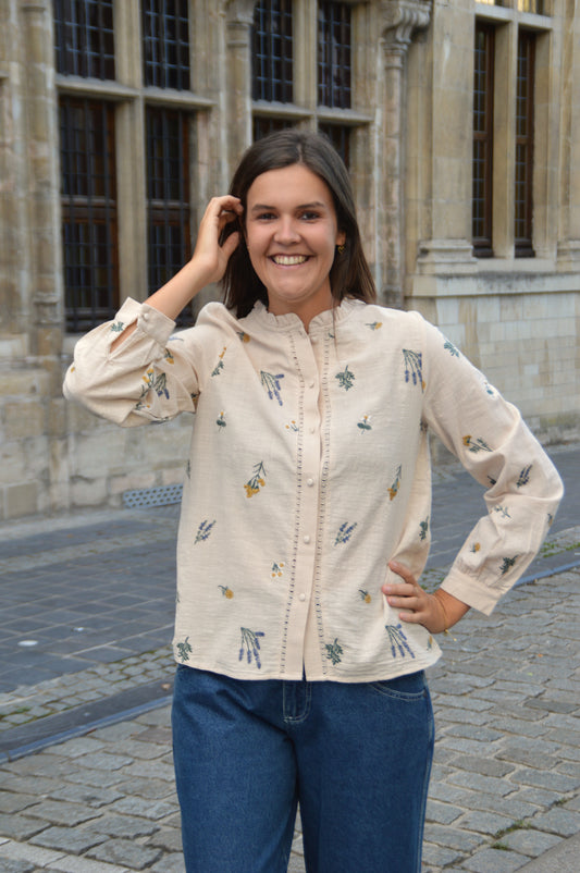 Blouse bloemetjes
