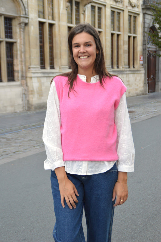 Roze debardeur