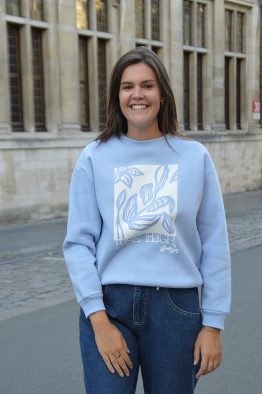 Blauwe sweater Rise