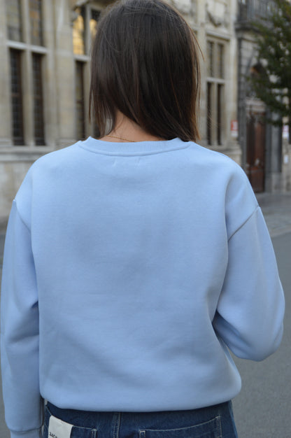 Blauwe sweater Rise
