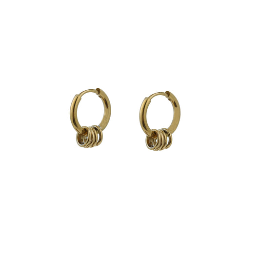 Oorbellen 4 Rings Hoop