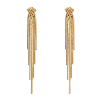 Oorbellen Star Waterfall goud