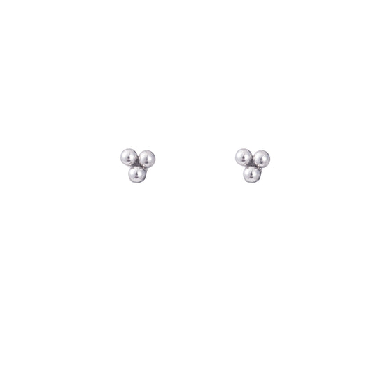 Oorbellen Small Dots zilver