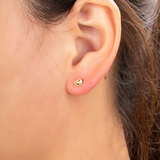Oorbellen tiny hearts