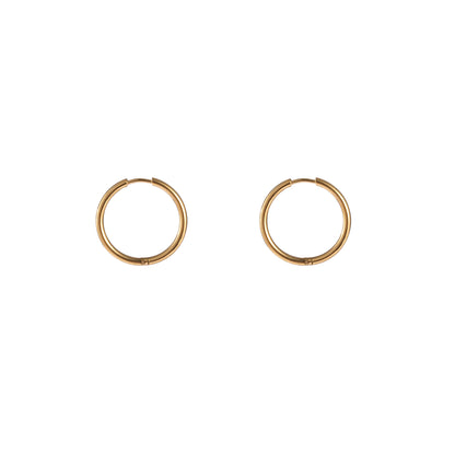 Oorbellen Hoop 18mm goud