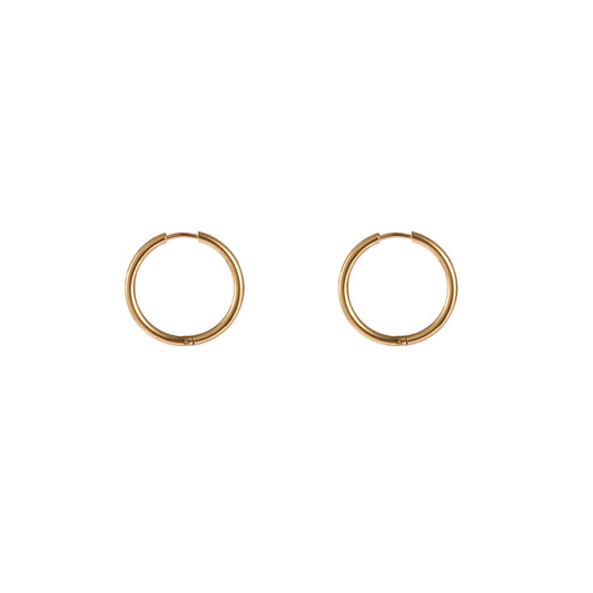 Oorbellen Hoop 18mm goud