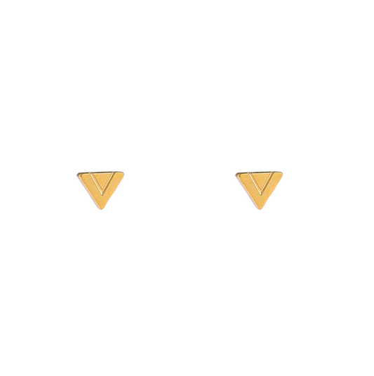 Oorbellen Triangle goud