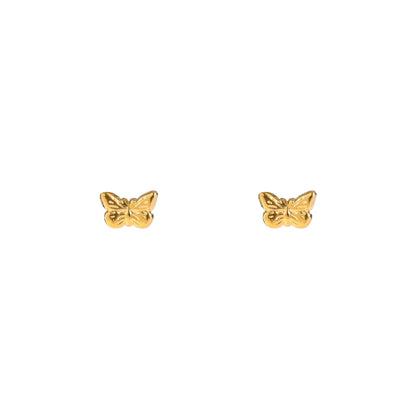 Oorbellen Butterfly stud goud