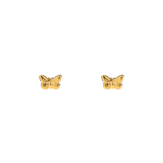 Oorbellen Butterfly stud goud