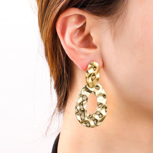 Oorbellen Hammered Dangle