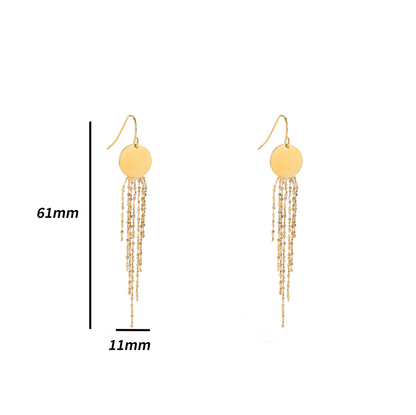 Oorbellen Sunshine Dangle goud