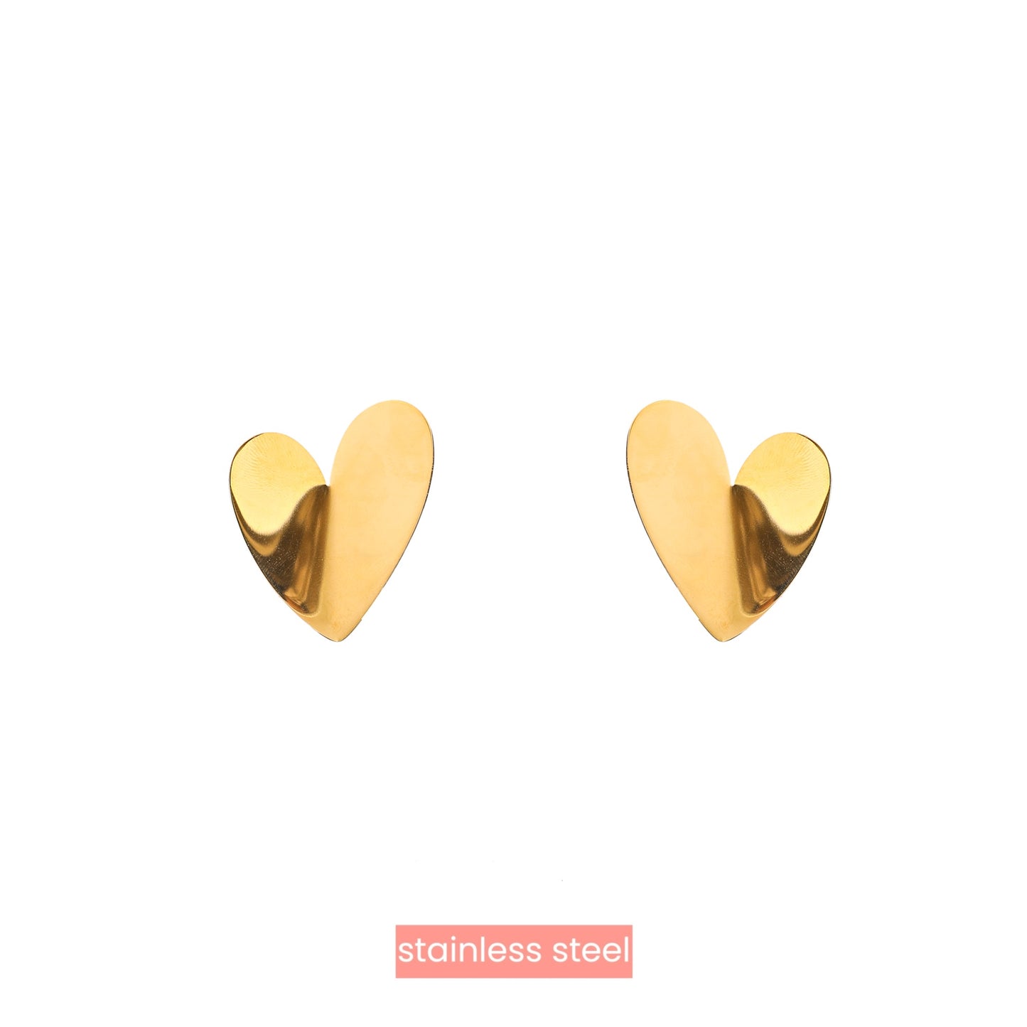 Oorbellen Big Heart Stud