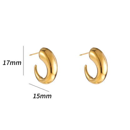 Oorbellen Classic Hoop goud