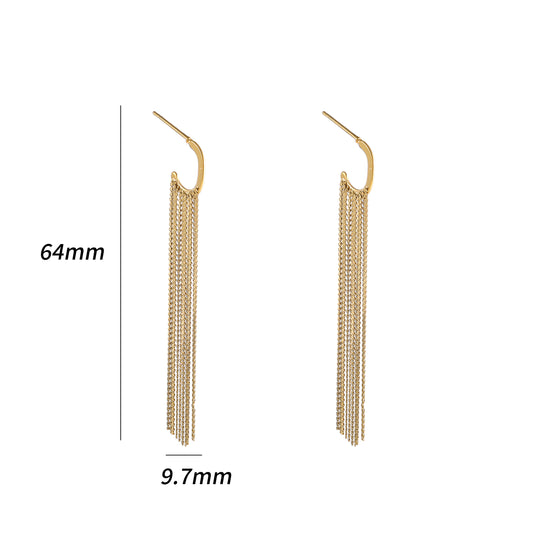 Oorbellen Waterfall Stud