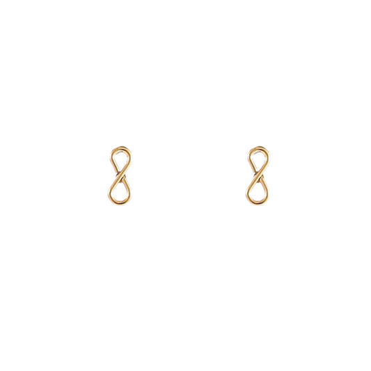 Oorbellen Infinity Stud goud
