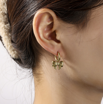 Oorbellen Bow Hoop
