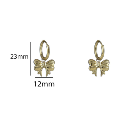Oorbellen Bow Hoop