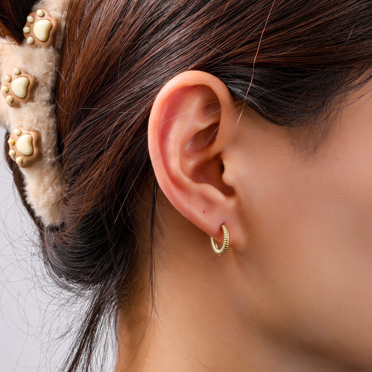 Oorbellen Propeller Hoop 10 mm