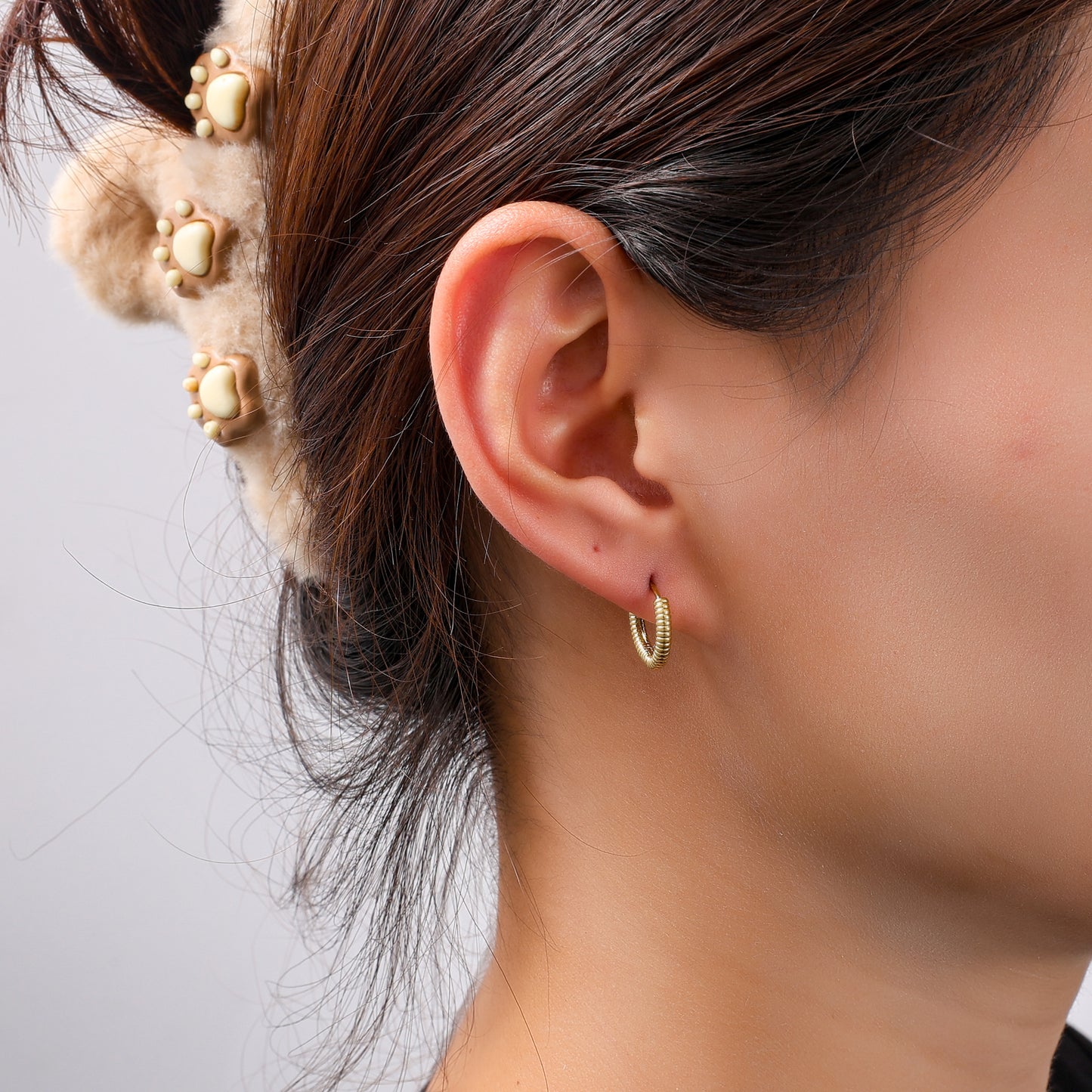 Oorbellen Propeller Hoop 12 mm