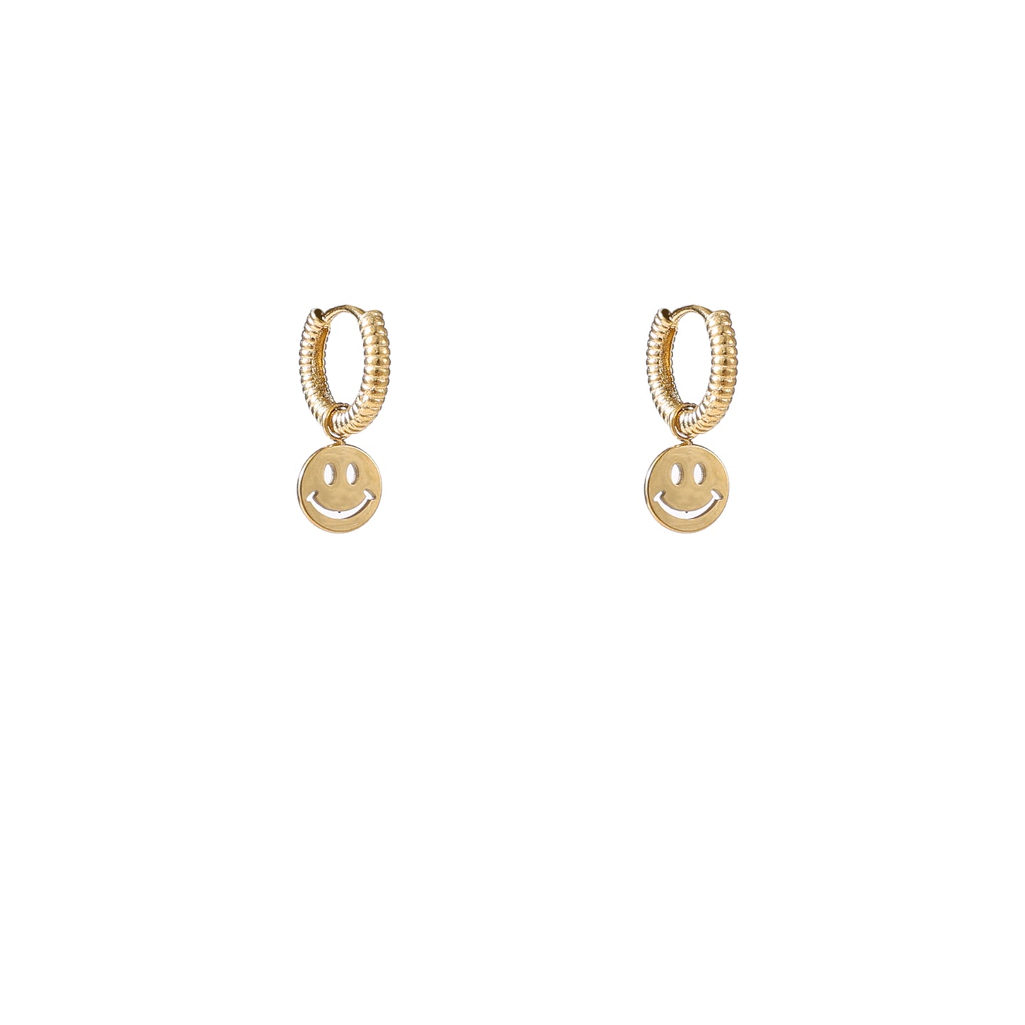 Oorbellen Smiley Hoop