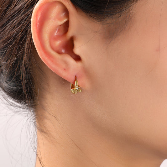 Oorbellen Sparkle Bee Hoop