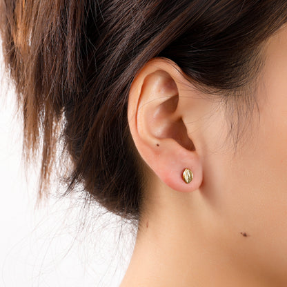 Oorbellen Leaf Stud