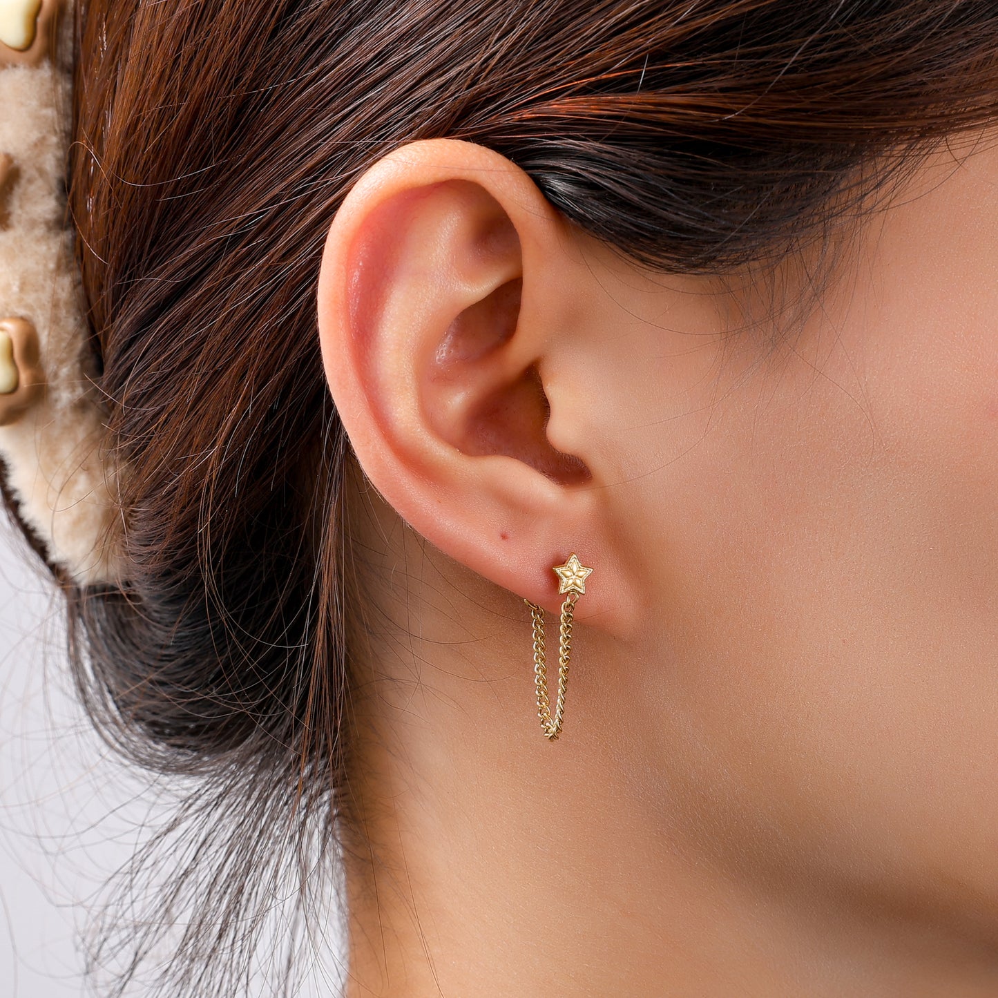 Oorbellen Under Ear Star