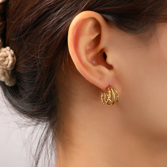 Oorbellen 3way Hoop