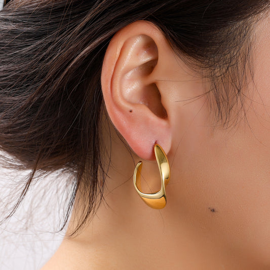 Oorbelleb Twisted Hoop