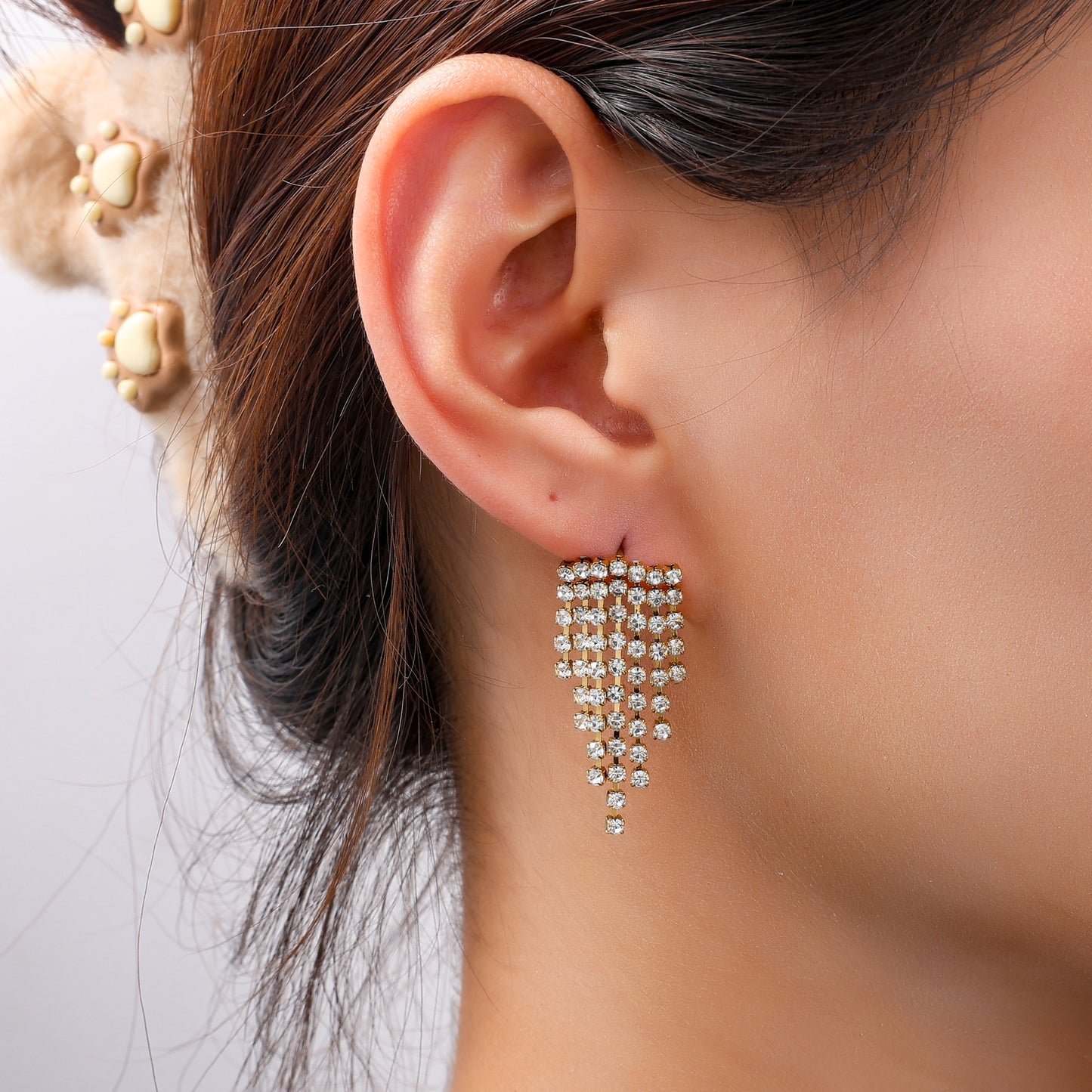 Oorbellen Small Sparkle Waterfall