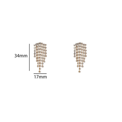 Oorbellen Small Sparkle Waterfall