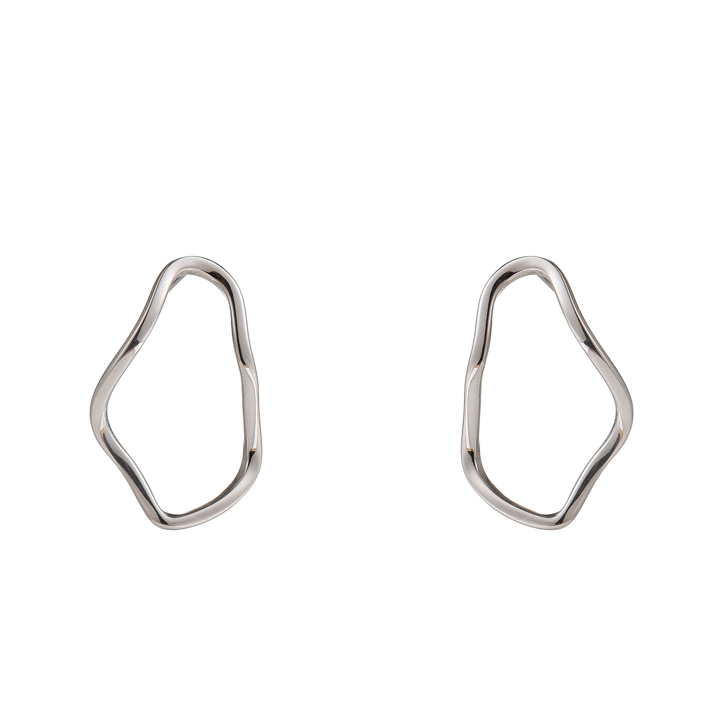 Oorbellen Open Oister zilver