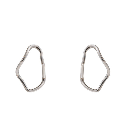 Oorbellen Open Oister zilver