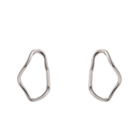 Oorbellen Open Oister zilver