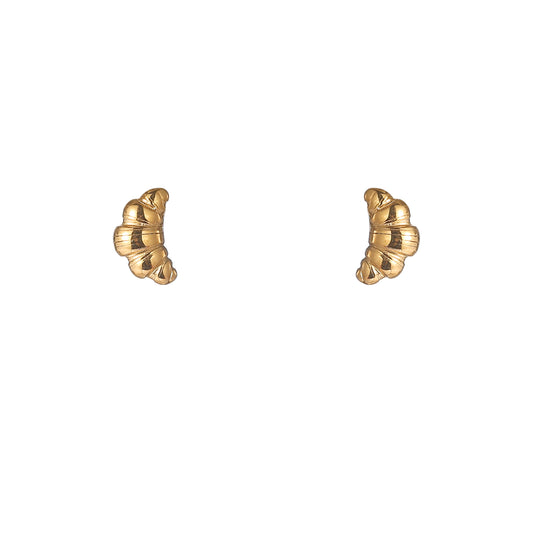 Oorbellen Croissant - Goud
