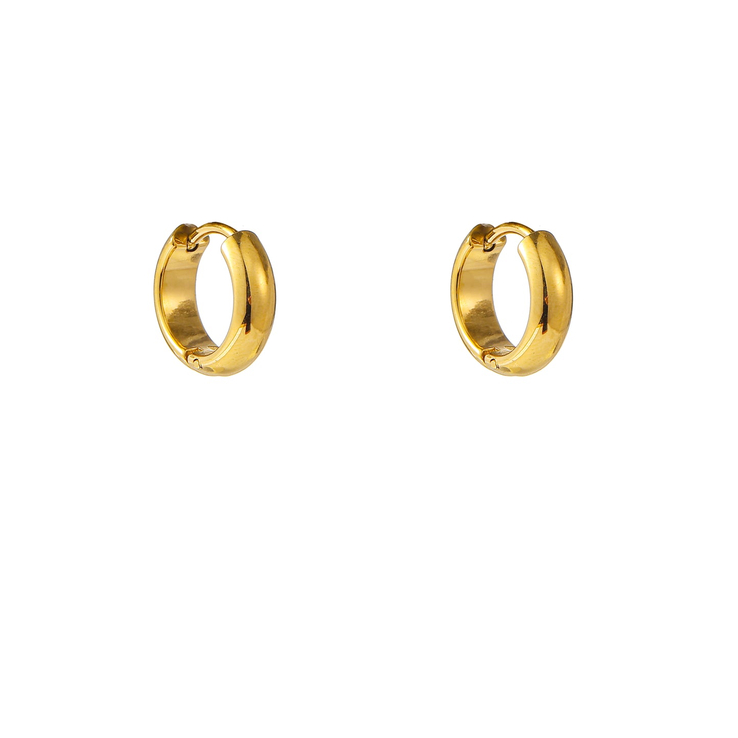Oorbellen Essential Hoop (9mm) - Goud