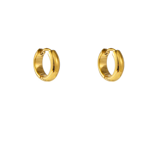 Oorbellen Essential Hoop (9mm) - Goud