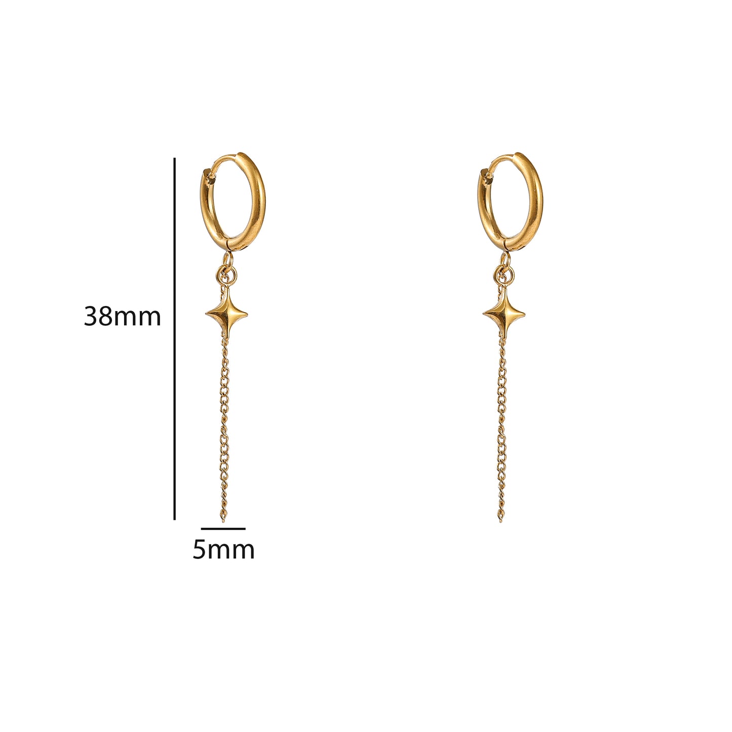 Oorbellen Starry Hoop