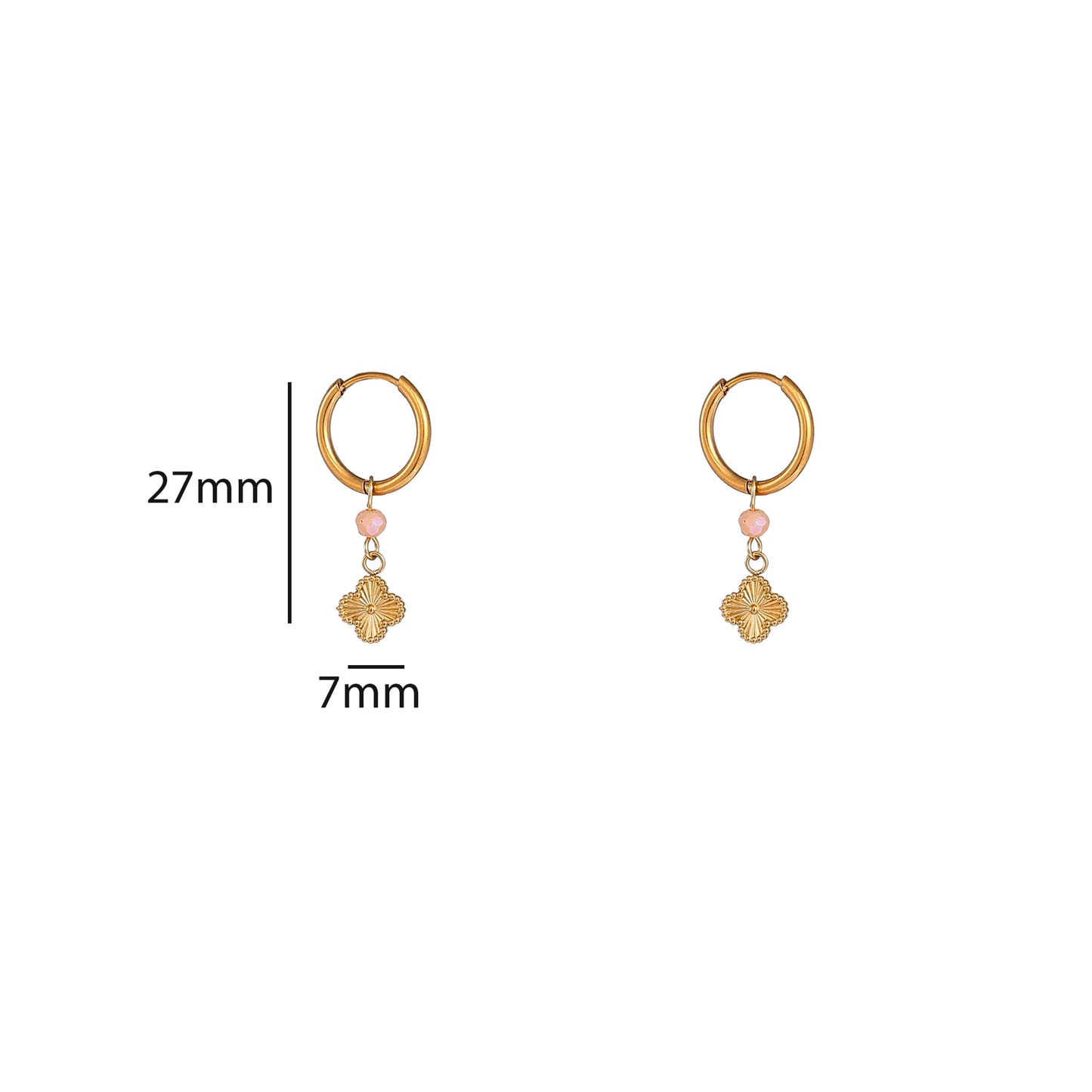 Oorbellen Subtle Clover